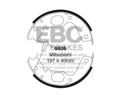 Brake shoe set