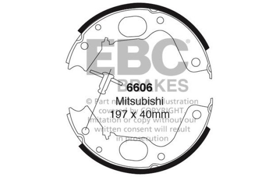 Brake shoe set