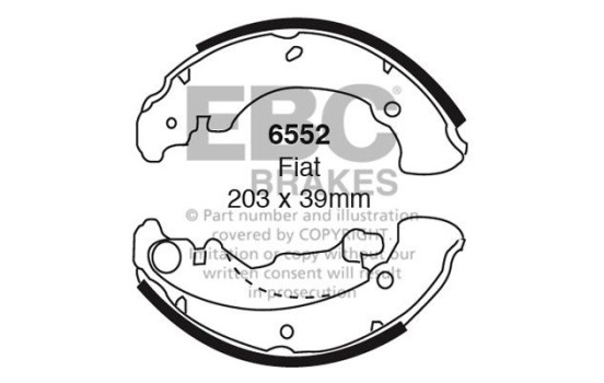 Brake shoe set