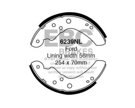 Brake shoe set