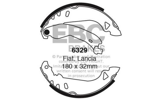 Brake shoe set