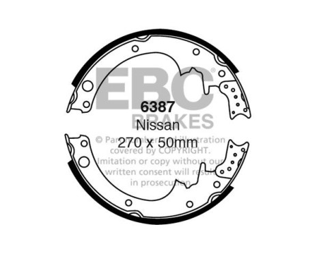 Brake shoe set