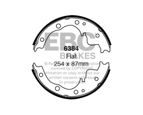 Brake shoe set