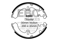 Brake shoe set