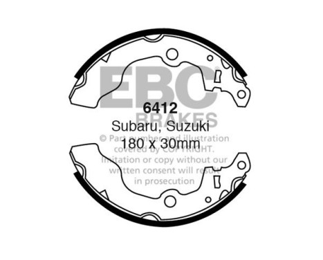 Brake shoe set