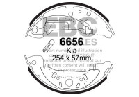 Brake shoe set