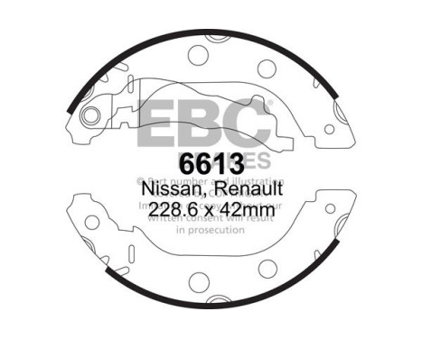 Brake shoe set