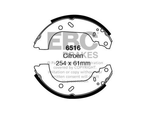 Brake shoe set