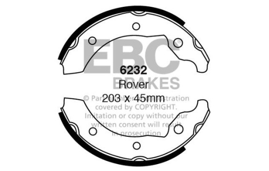 Brake shoe set