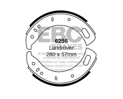 Brake shoe set