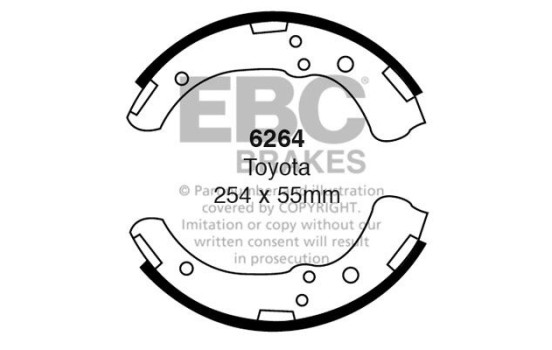 Brake shoe set