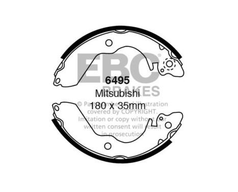 Brake shoe set