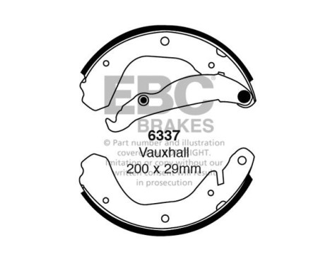 Brake shoe set