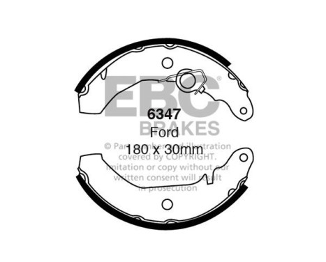 Brake shoe set