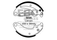 Brake shoe set