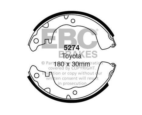 Brake shoe set