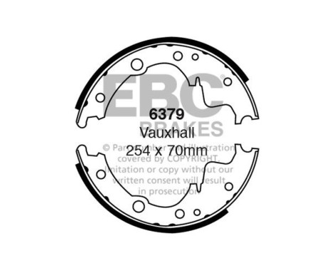 Brake shoe set