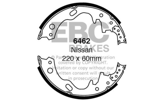 Brake shoe set