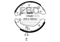 Brake shoe set