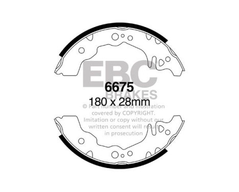 Brake shoe set