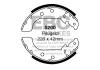 Brake shoe set