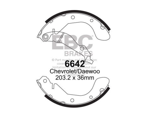 Brake shoe set
