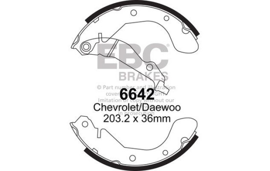Brake shoe set