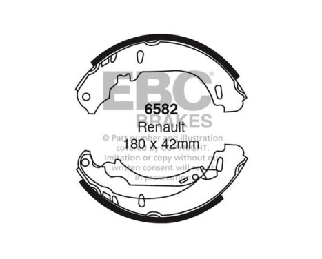 Brake shoe set