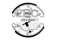 Brake shoe set
