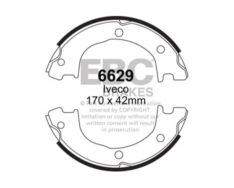 Brake shoe set