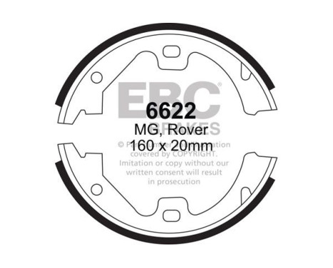 Brake shoe set