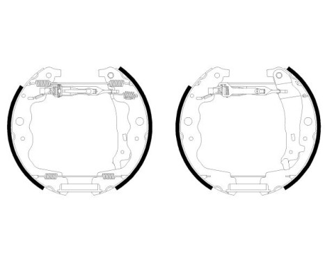 Brake shoe set