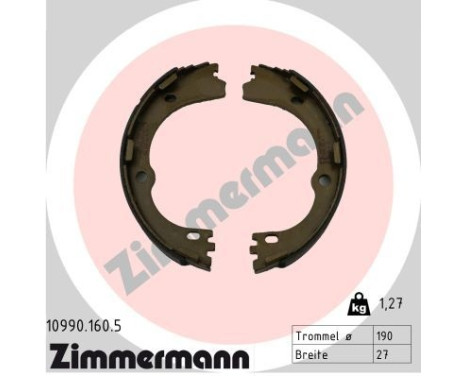 Brake shoe set