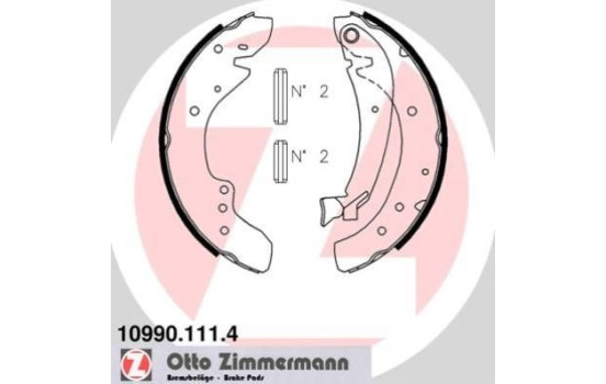 Brake Shoe Set, Image 2