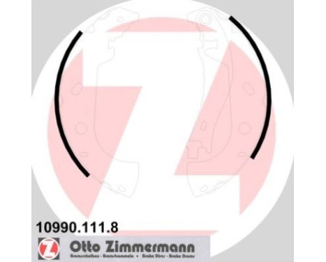 Brake Shoe Set, Image 2