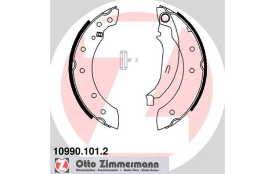Brake Shoe Set, Image 2