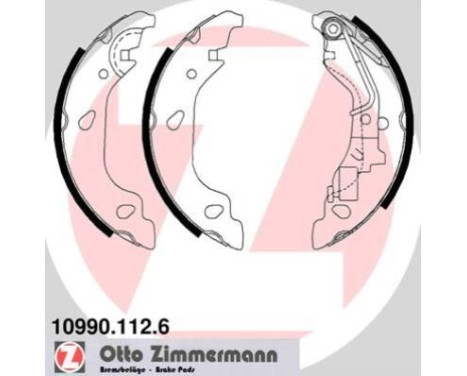 Brake Shoe Set, Image 2