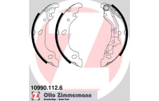 Brake Shoe Set, Image 2