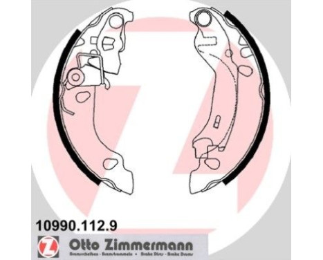 Brake Shoe Set, Image 2