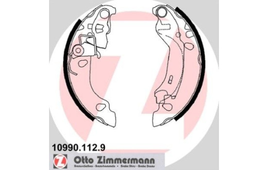 Brake Shoe Set, Image 2