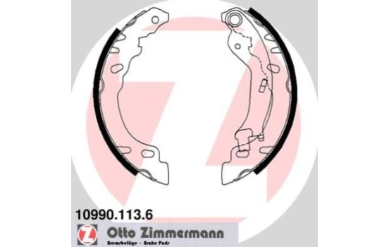 Brake Shoe Set, Image 2