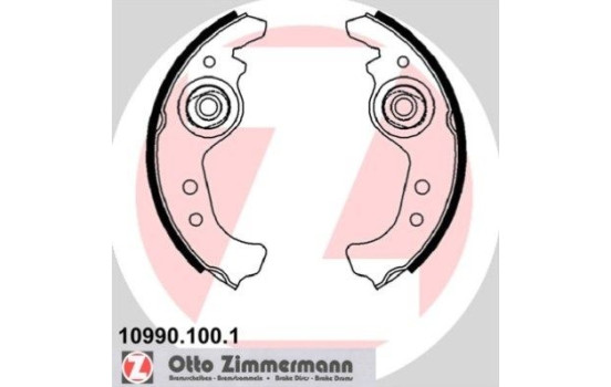 Brake Shoe Set, Image 2