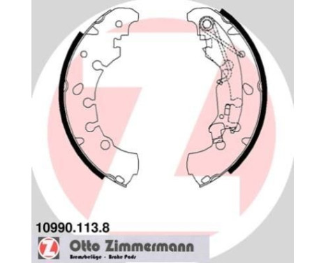 Brake Shoe Set, Image 2