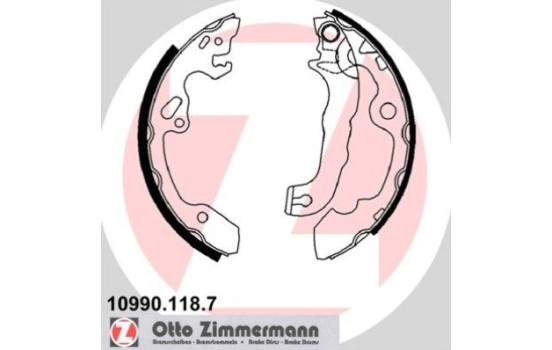 Brake Shoe Set, Image 2