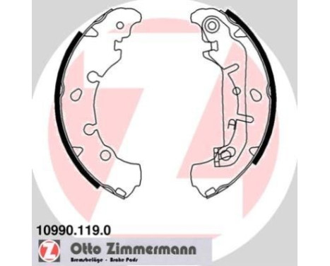 Brake Shoe Set, Image 2