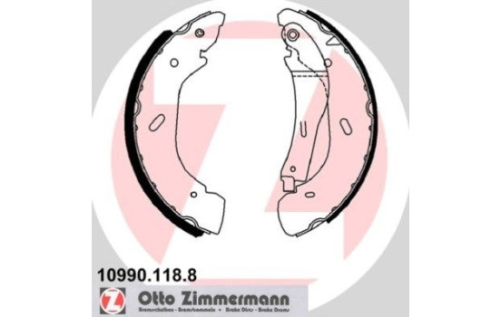 Brake Shoe Set, Image 2