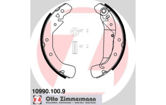 Brake Shoe Set, Image 3