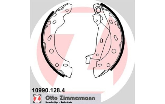 Brake Shoe Set, Image 2