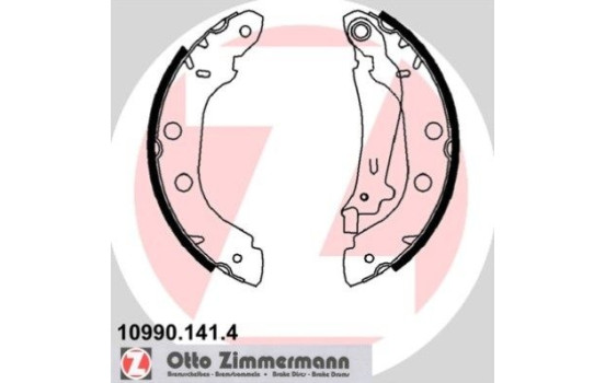 Brake Shoe Set, Image 2