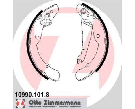 Brake Shoe Set, Image 2